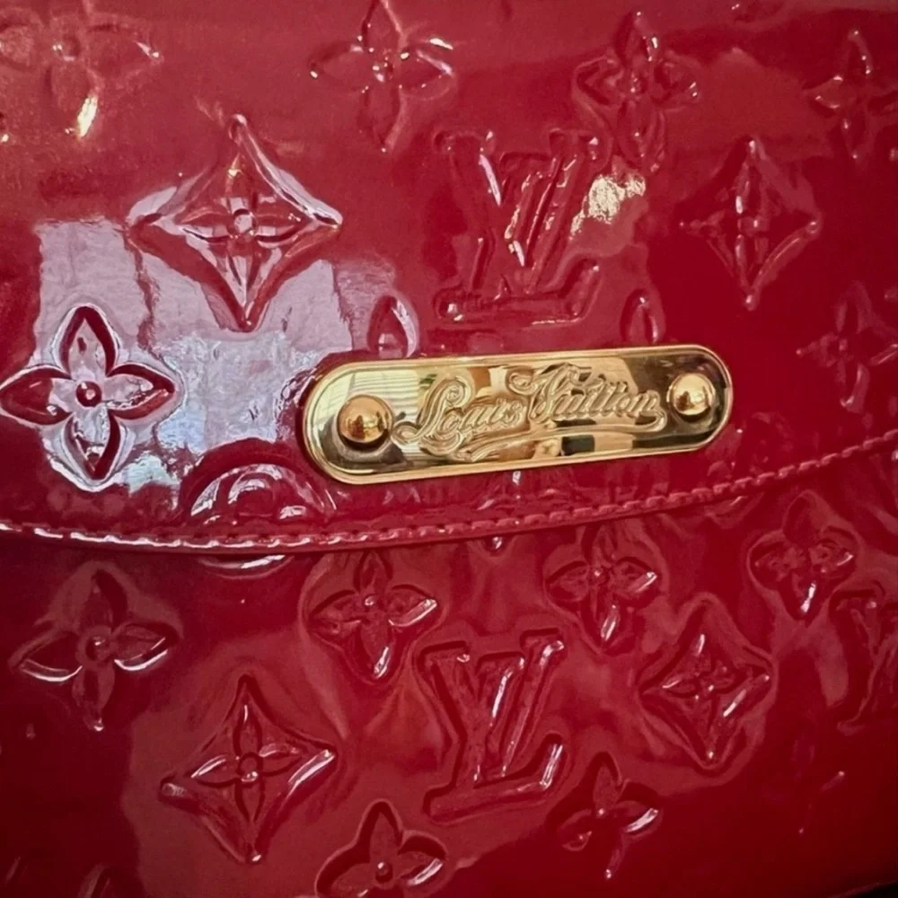 Pomme D'Amour Apple of Love Monogram Vernis Rodeo Drive Bag Louis Vuitton Red